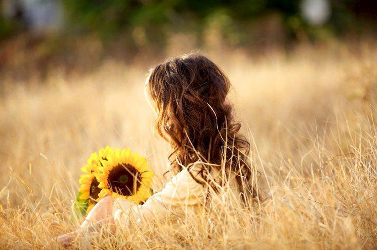 Sunflower Girl Wallpapers Wallpaper Cave