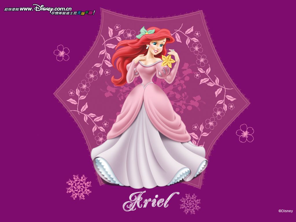 Walt Disney Wallpaper Ariel Princess Wallpaper