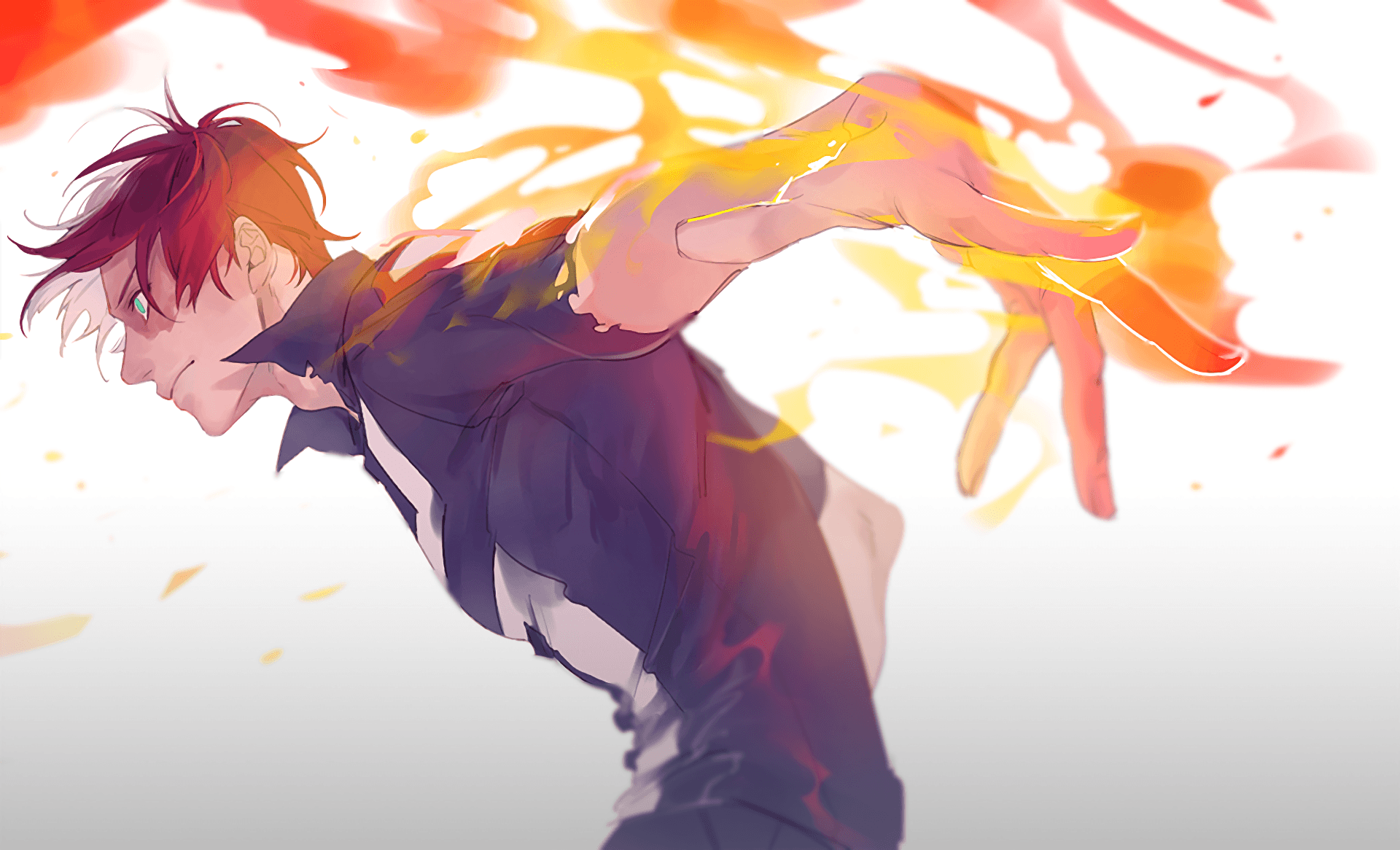 todoroki Shōto, #boku No Hero Academia, Wallpaper Boku