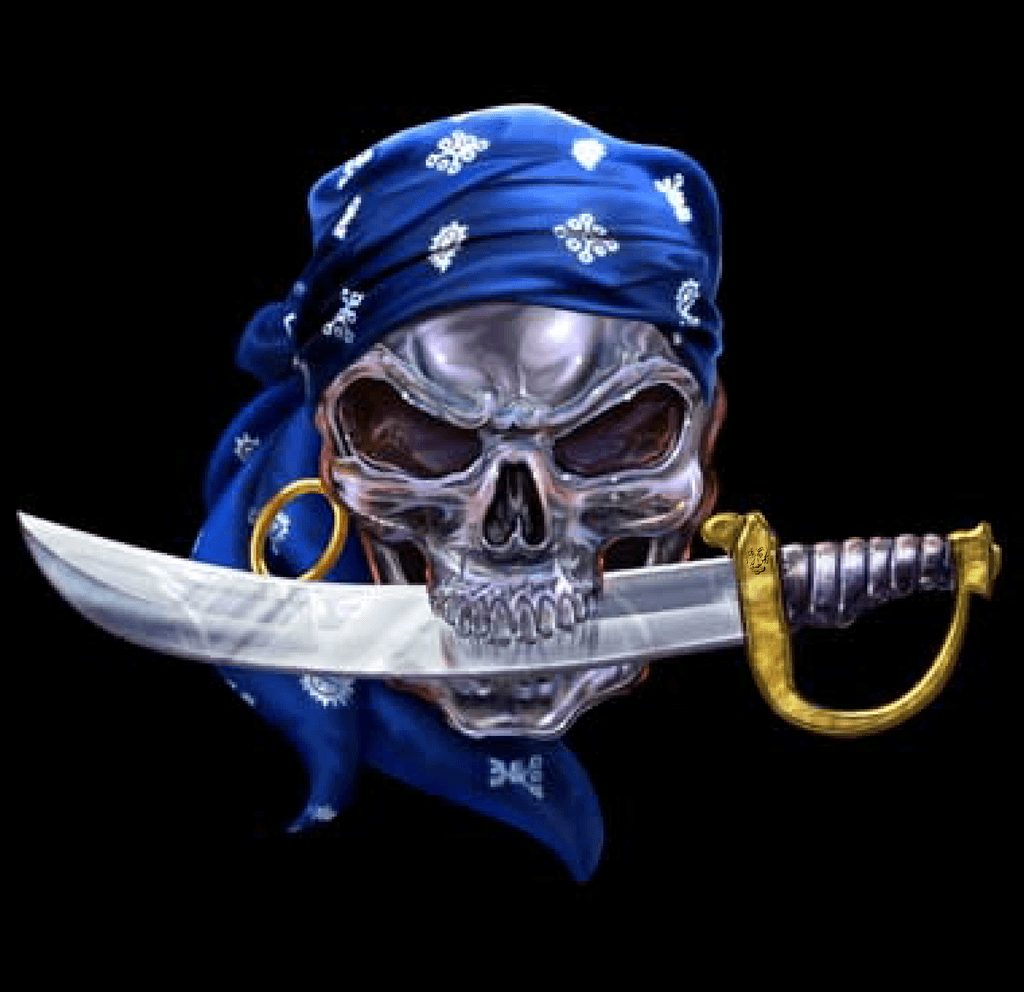 Pirate Skull Android Wallpaper.biz. Pirate image, Pirate illustration, Pirate skull