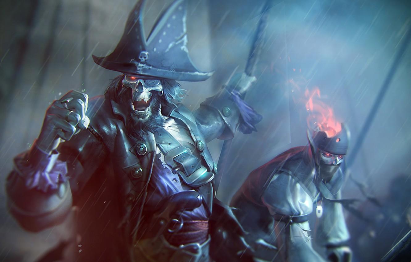 Wallpaper sword, pirate, skeleton, living dead image for desktop