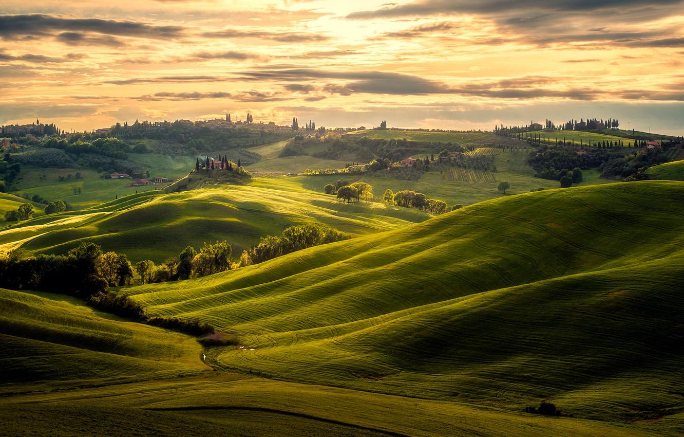 Wallpaper view, beauty, Toscana image for desktop, section