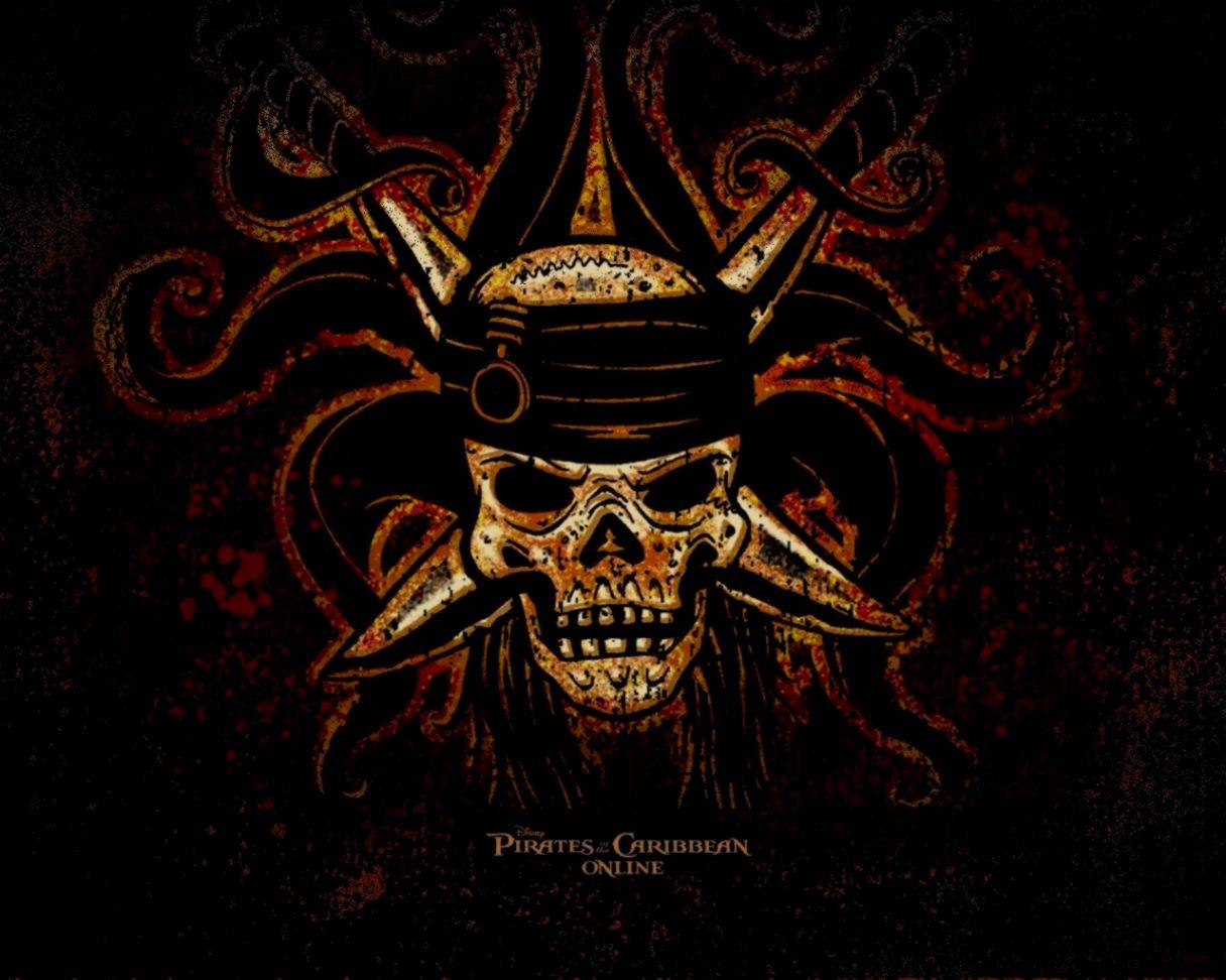 Pirate Skull Desktop Wallpaper