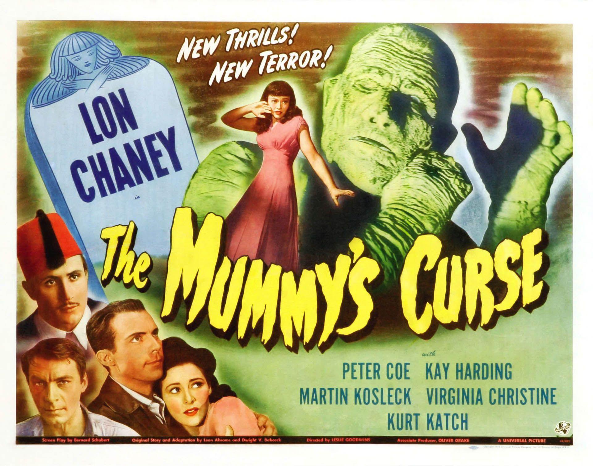 Movie Posters. The Mummys Curse Ii 1940s Movie