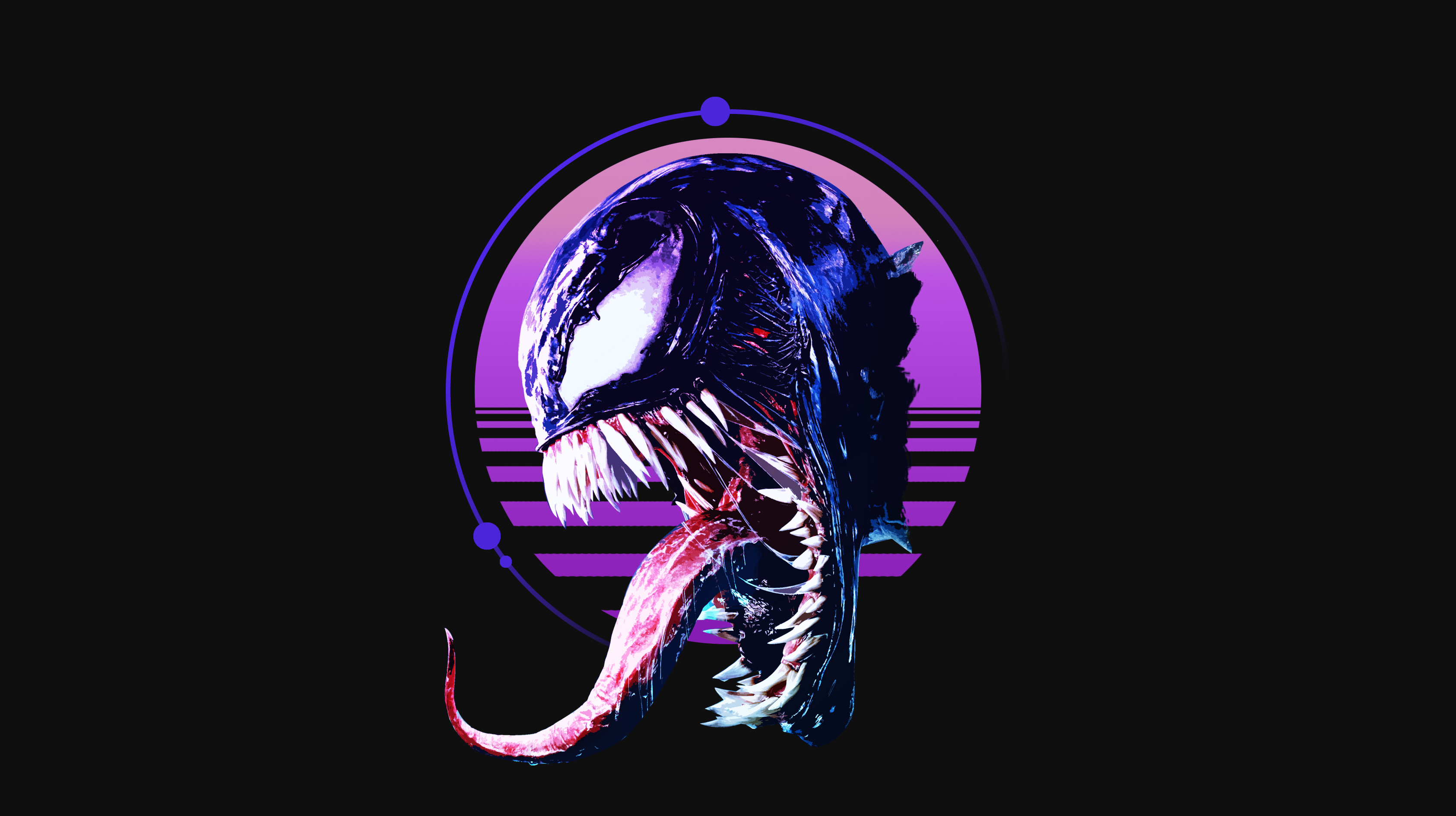 Retro Venom Art Wallpaper, HD Movies 4K Wallpaper, Image, Photo