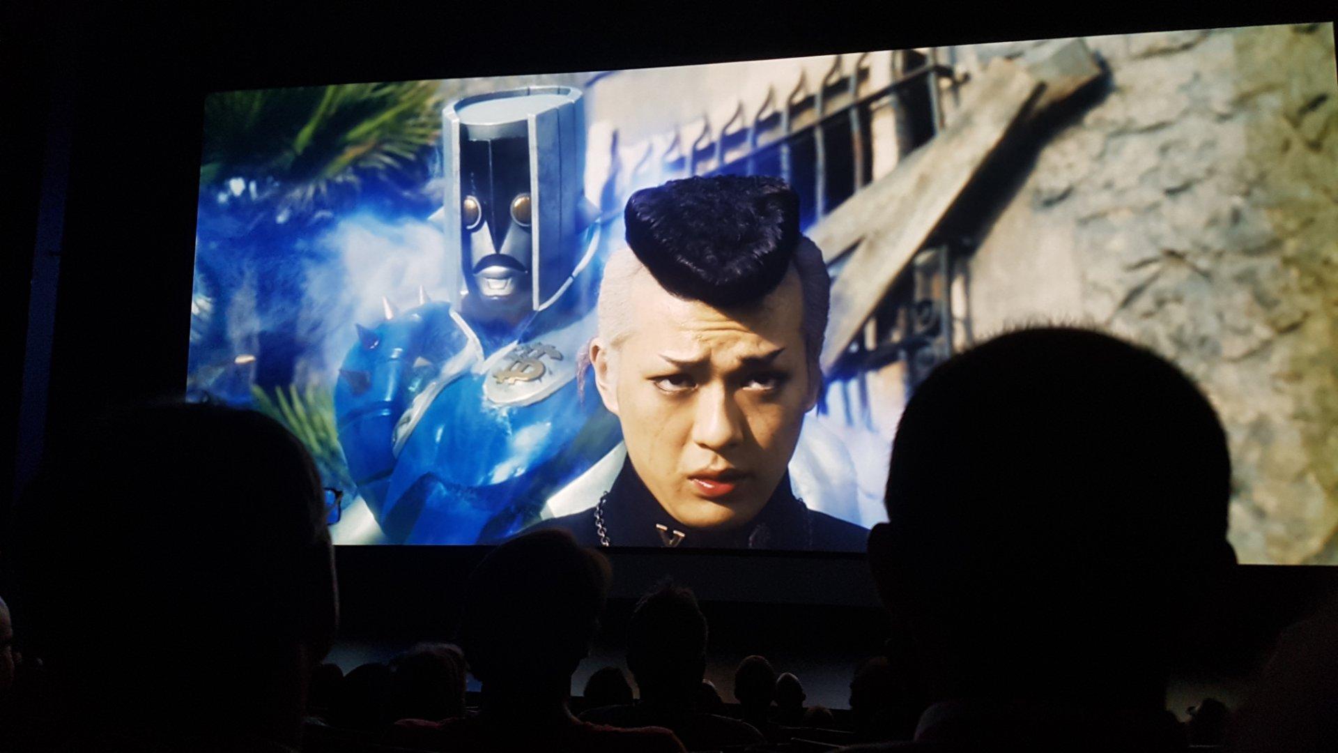 Live Action Movie Screenshot Okuyasu And The Hand. JoJo's