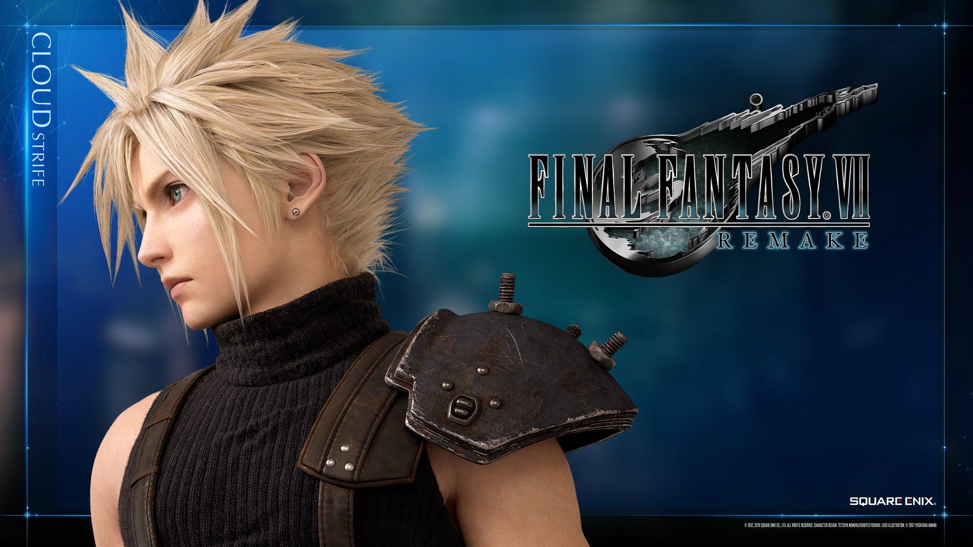 Final Fantasy VII Remake Wallpaper of Cloud Strife and Barret Wallace Now Available