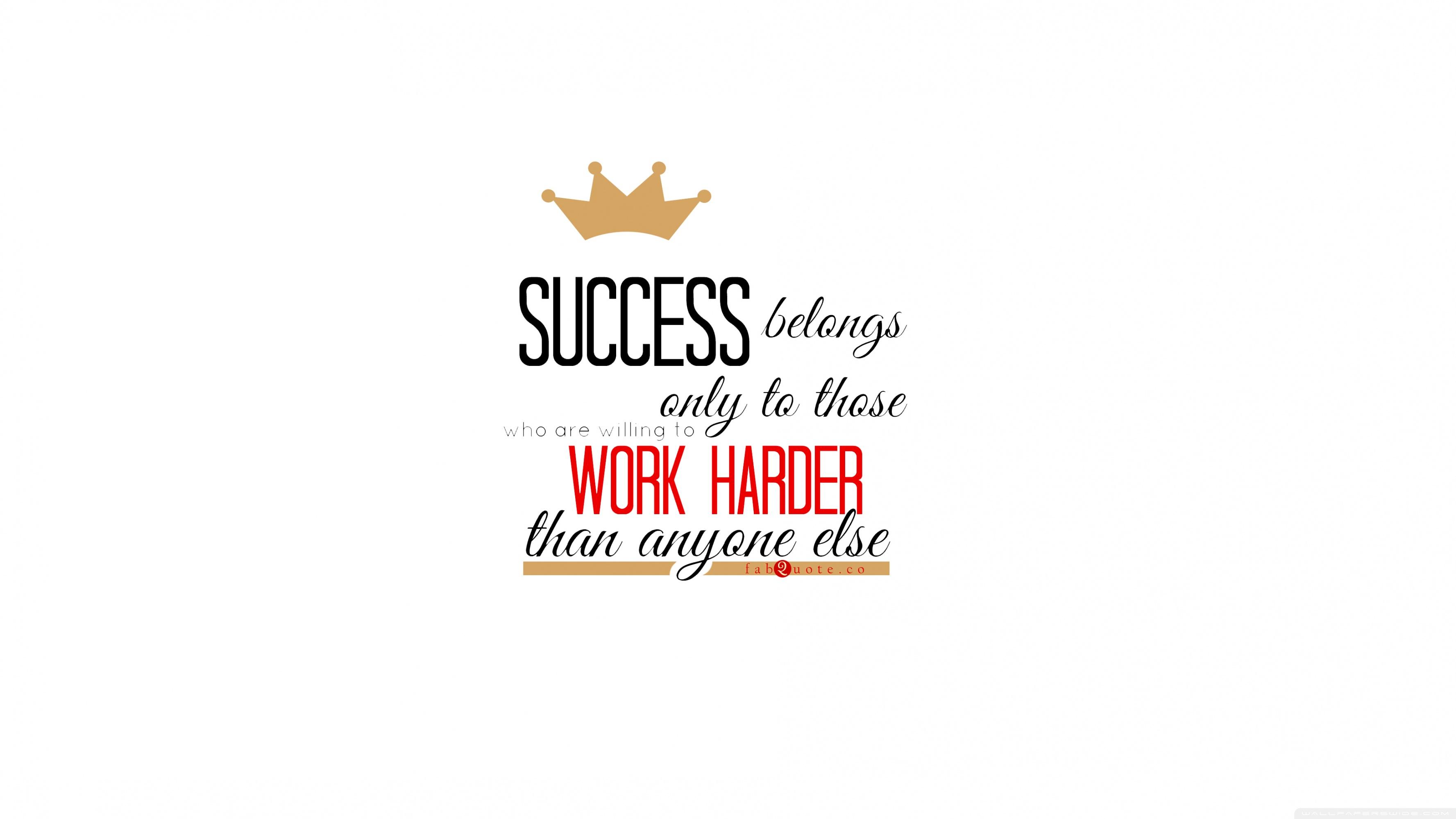Quote about Success Ultra HD Desktop Background Wallpaper for 4K