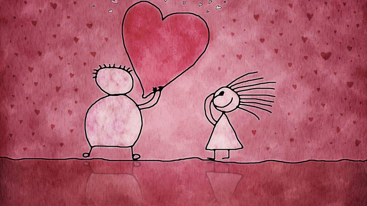 Wallpaper Cute Romantic Valentines Day