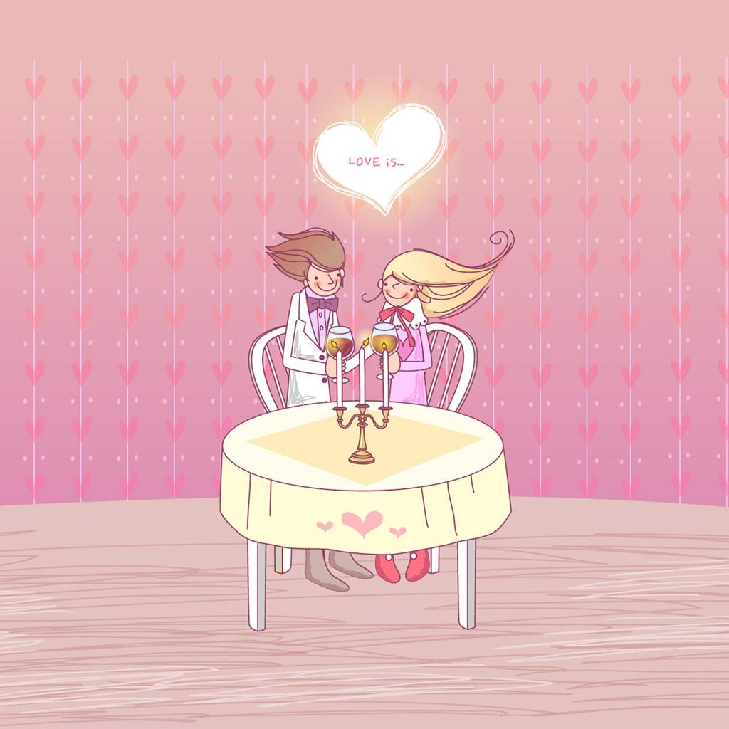 ROMANTIC VALENTINE'S DAY INSPIRED I PAD WALLPAPERS