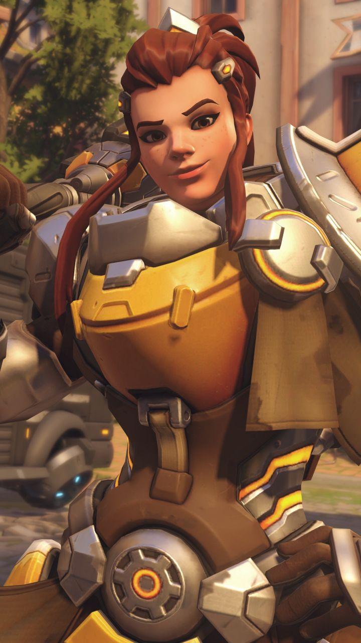 Overwatch, Brigitte Lindholm, video game, 720x1280 wallpaper