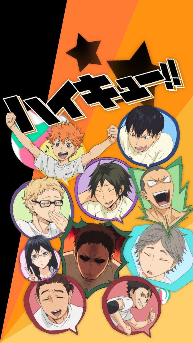 Haikyuu Anime - Volleyball Characters for Android HD phone wallpaper