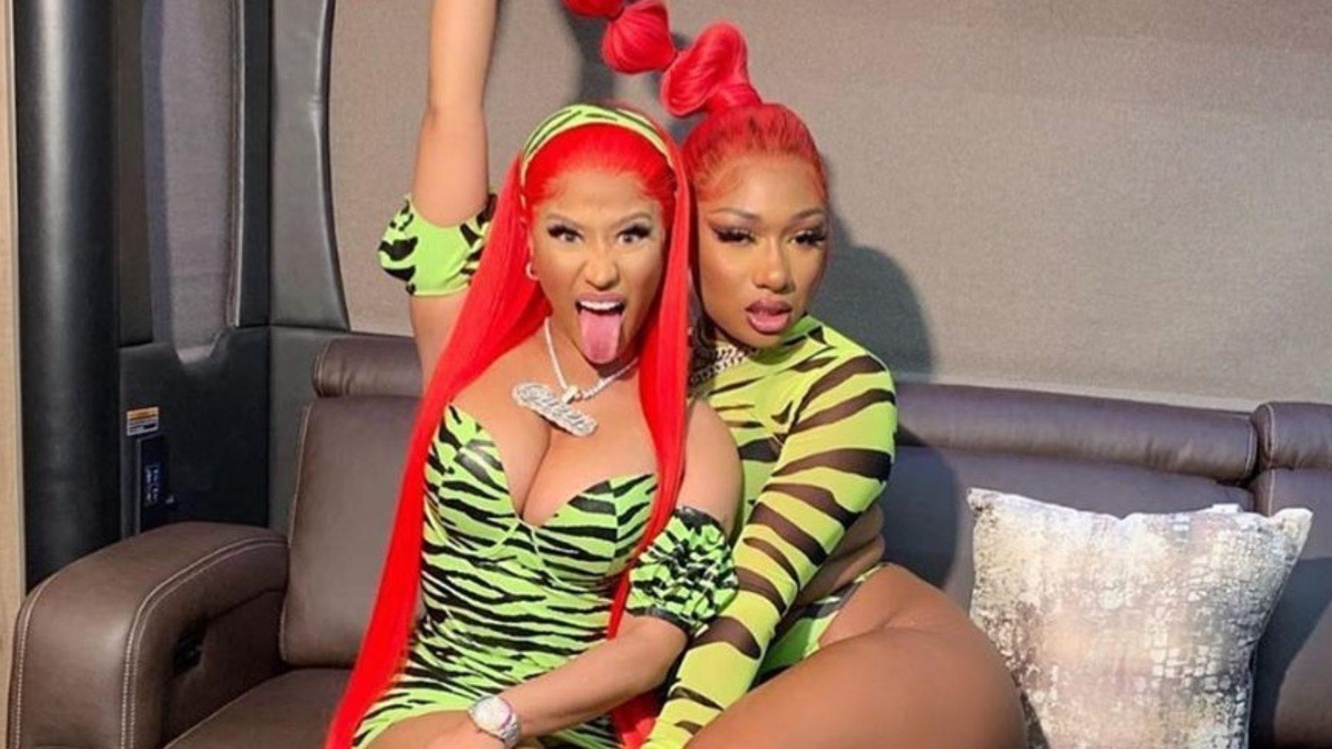 Snag Megan Thee Stallion And Nicki Minaj's Neon Green Look