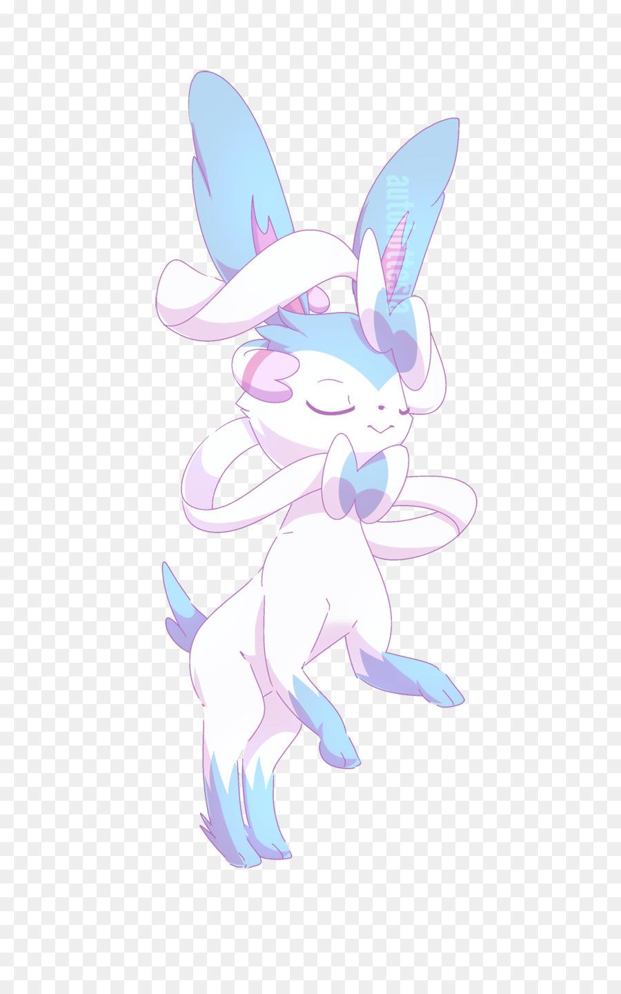 Download Free png Sylveon Rabbit Desktop Wallpaper Eevee Shiny
