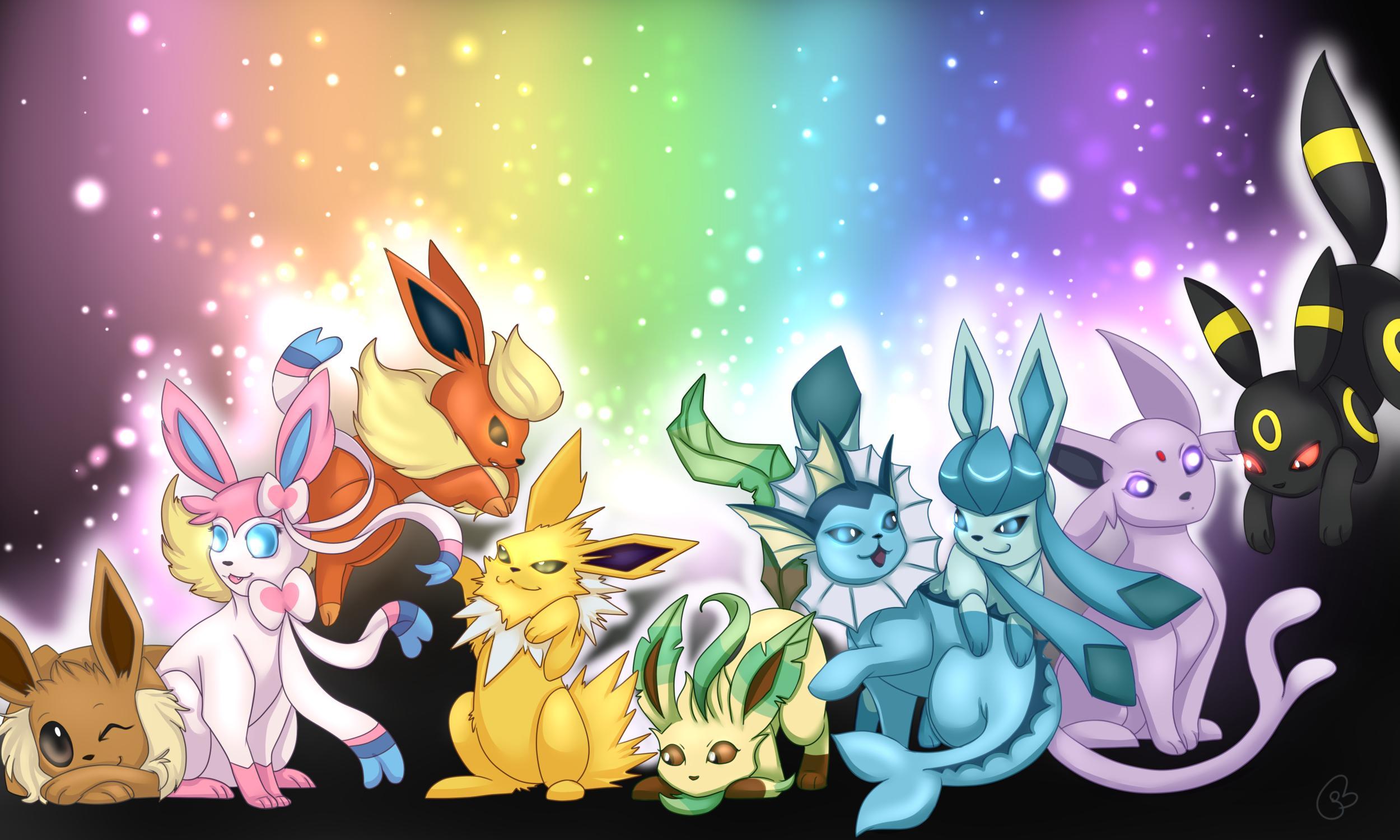 Eeveelution Wallpaper. Up and Down