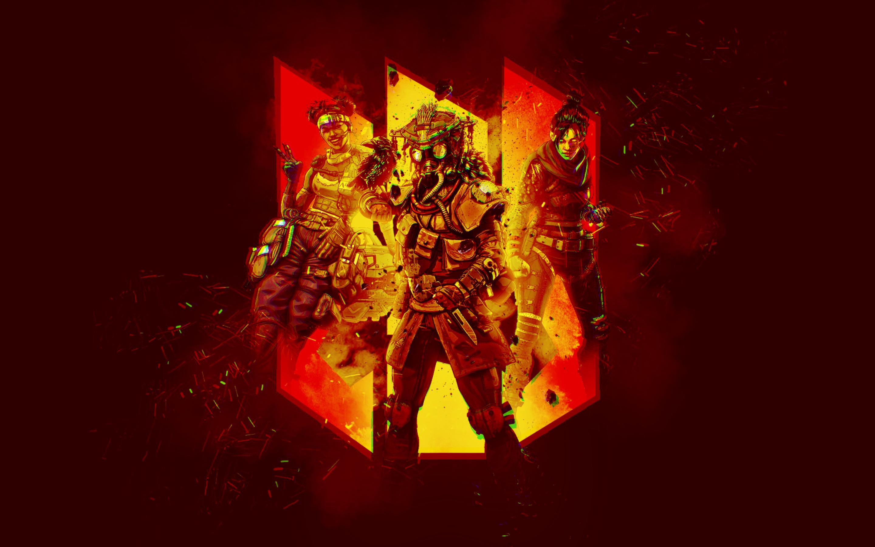 Apex Legends Bloodhound Lifelife & Wraith Macbook Pro