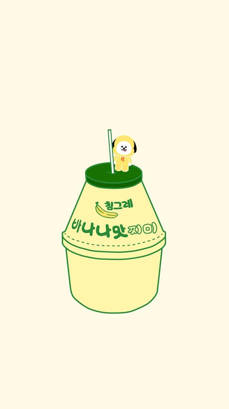 BT21 #Chimmy. Kawaii wallpaper, Bts wallpaper, Aesthetic wallpaper