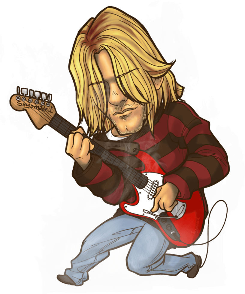 Anime kurt cobain