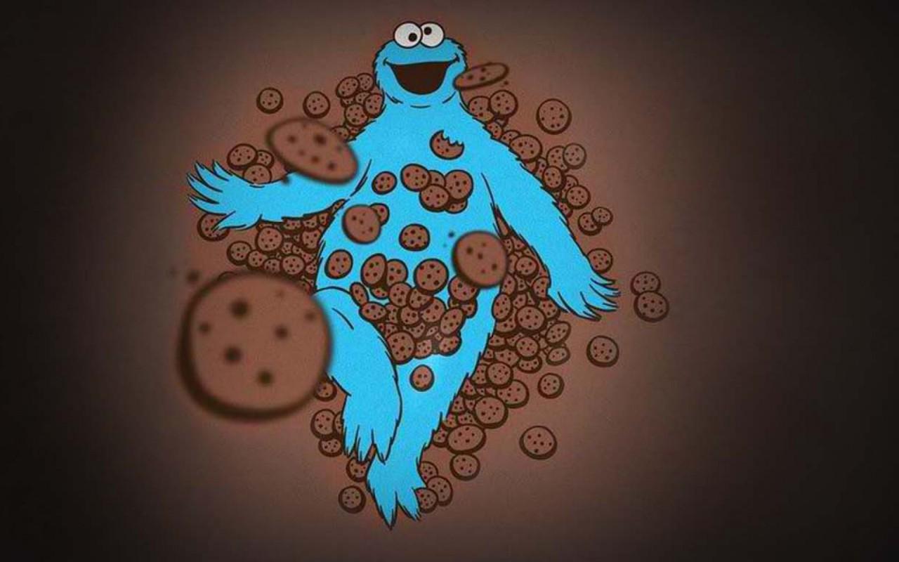 Originalwide Cookie Monster Eleven Wallpaper Wallpaper
