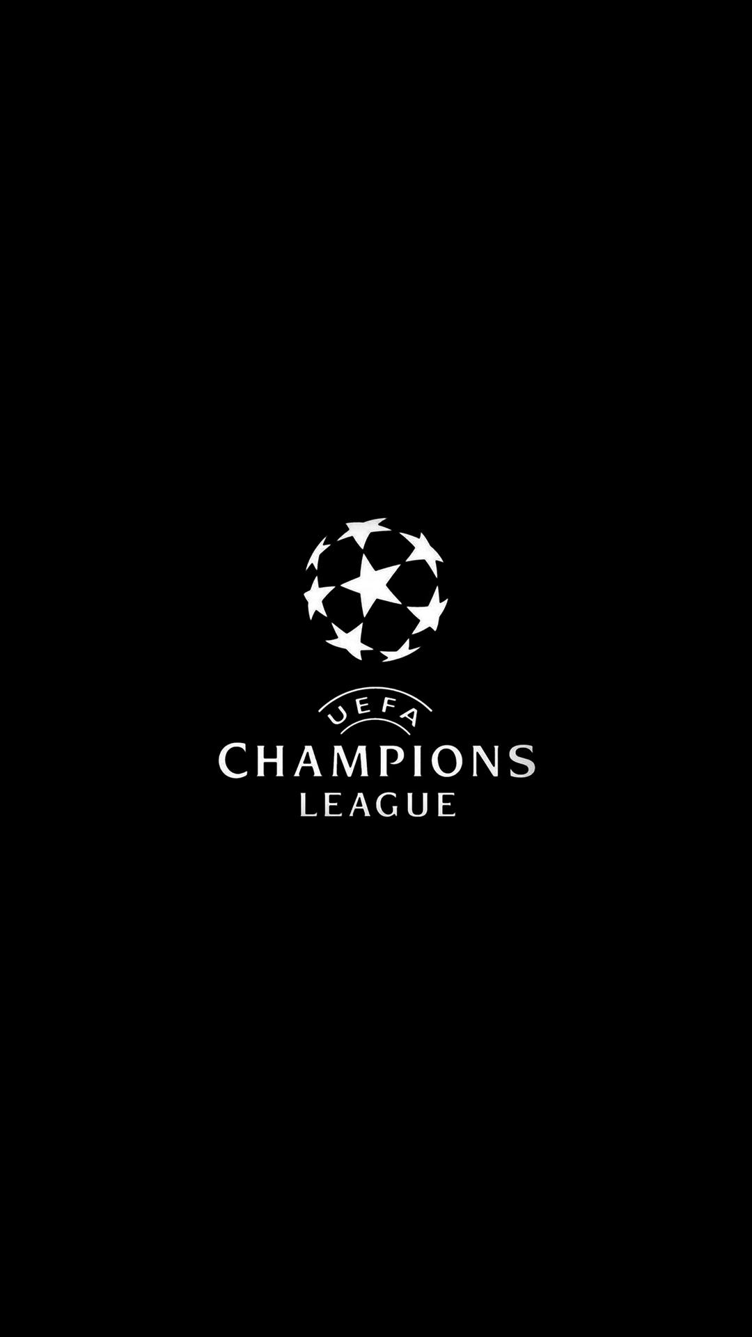 Champions League Europe Logo Soccer Art Illustration Dark Bw