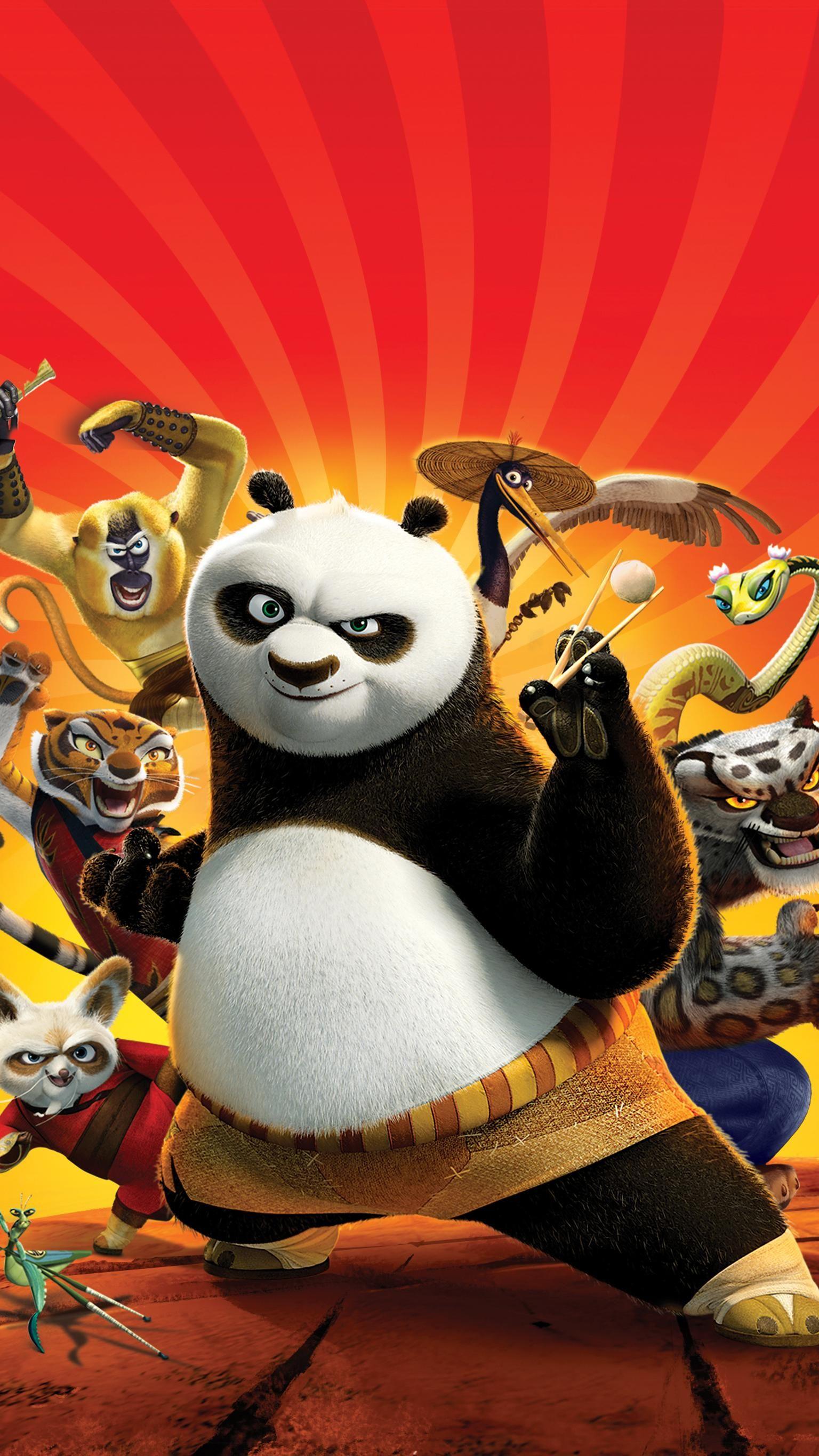 Kung Fu Panda (2008) Phone Wallpaper. Panda wallpaper