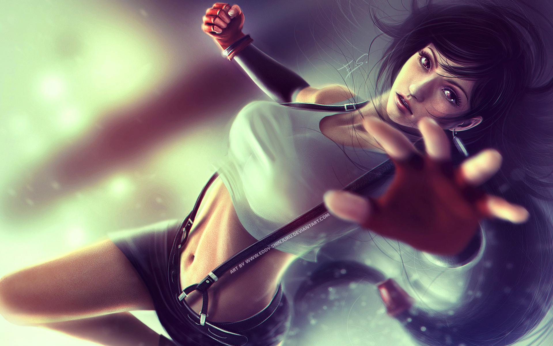 tifa 4K wallpaper for your desktop or mobile screen free and easy
