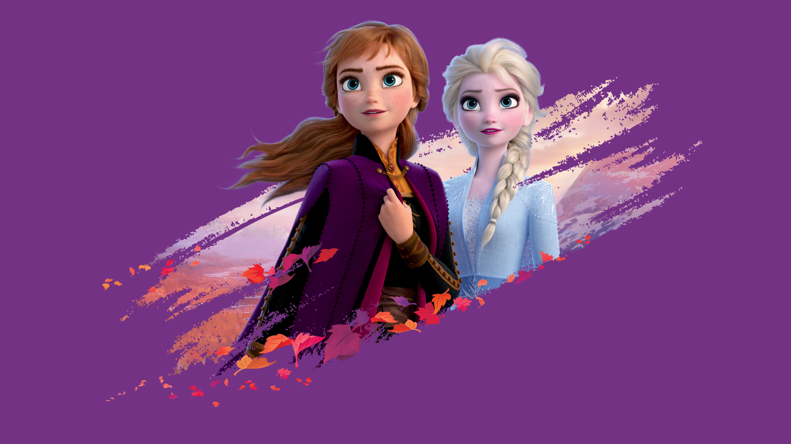 New Frozen 2 HD wallpaper with official clipart
