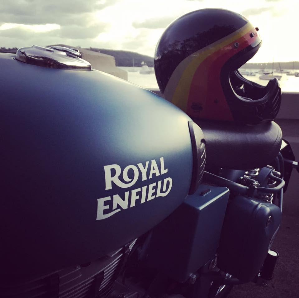 Royal Enfield Squadron Blue Classic 500 with Chemical Candy Bell