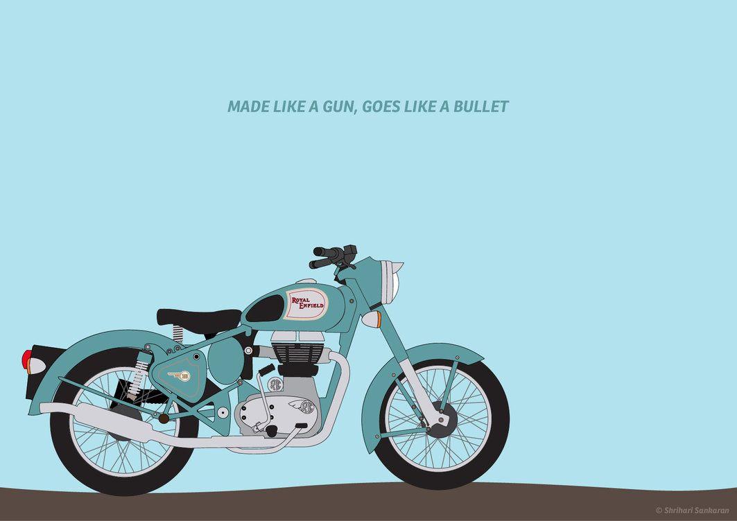Royal Enfield Classic 500 Blue by shrihari. Enfield classic