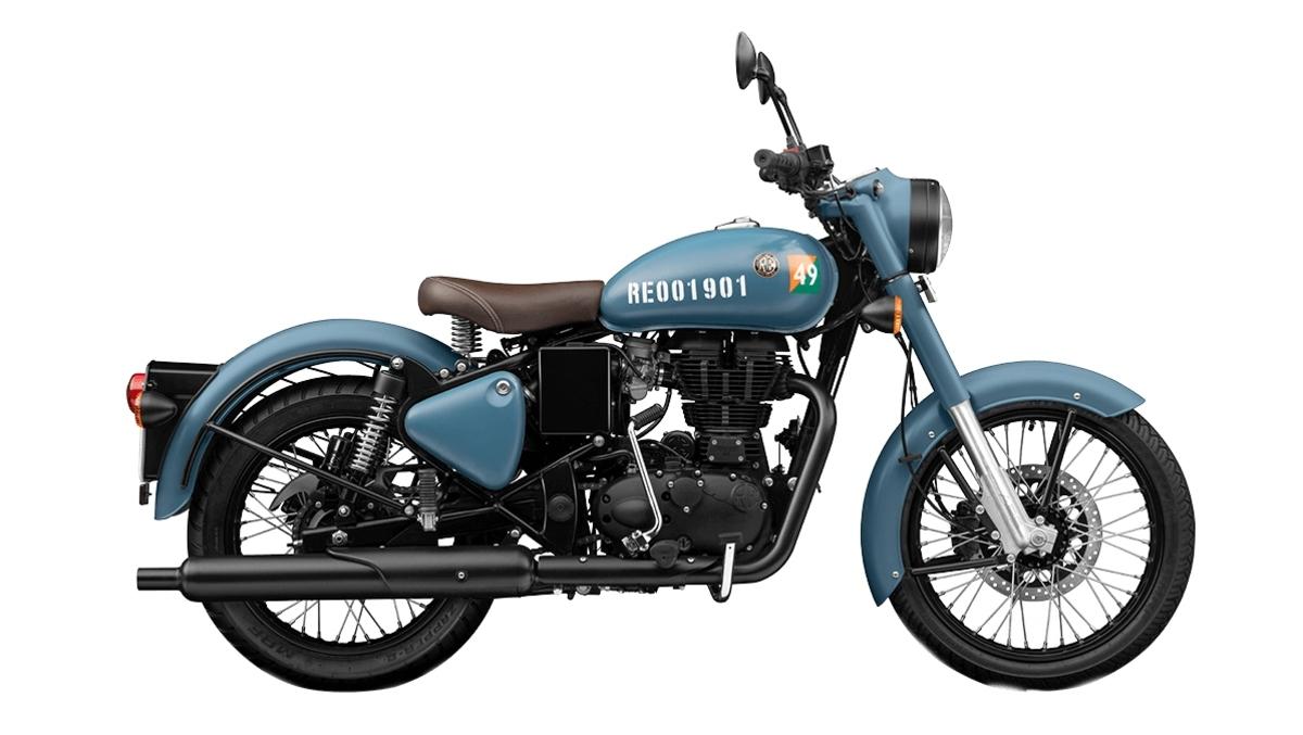 Airborne Blue Enfield Classic 350 Price In Patna