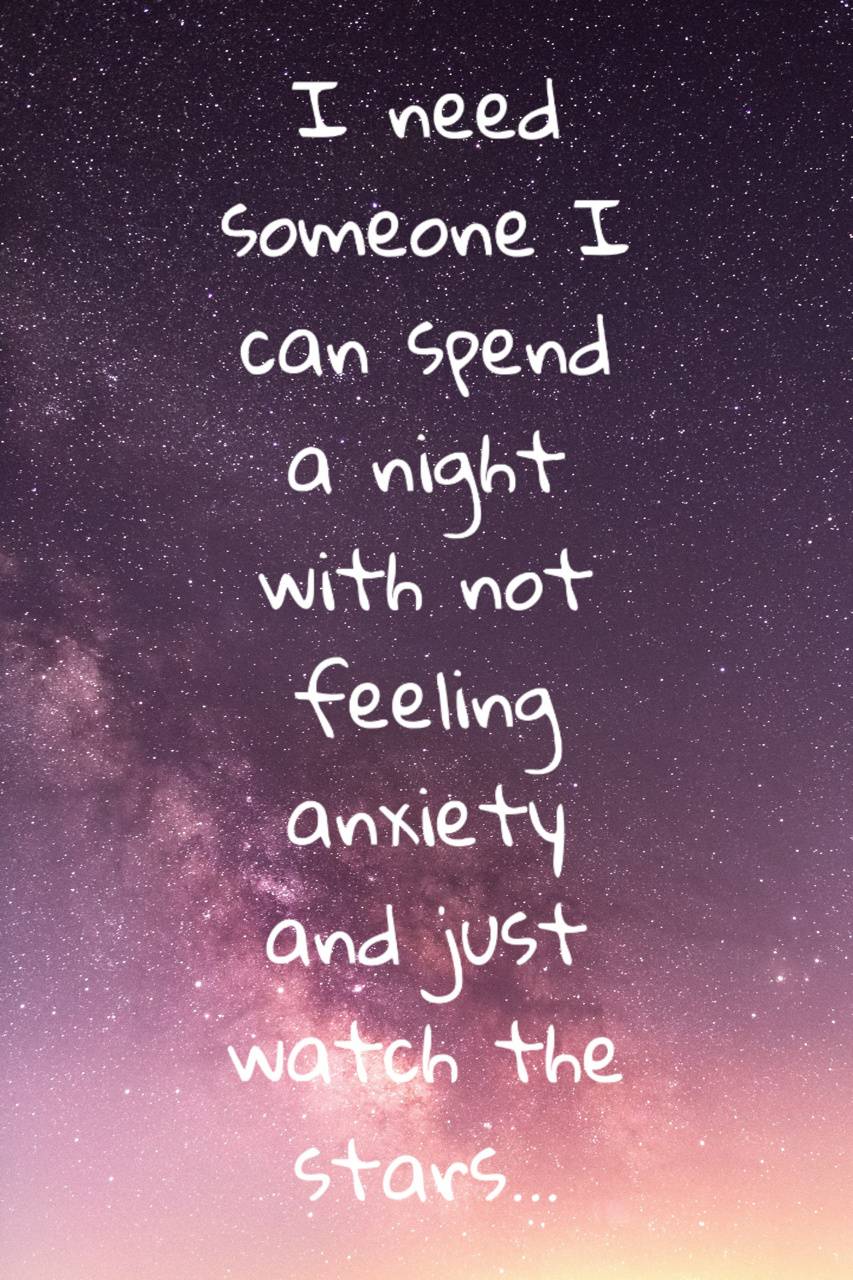 Anxiety Galaxy wallpaper