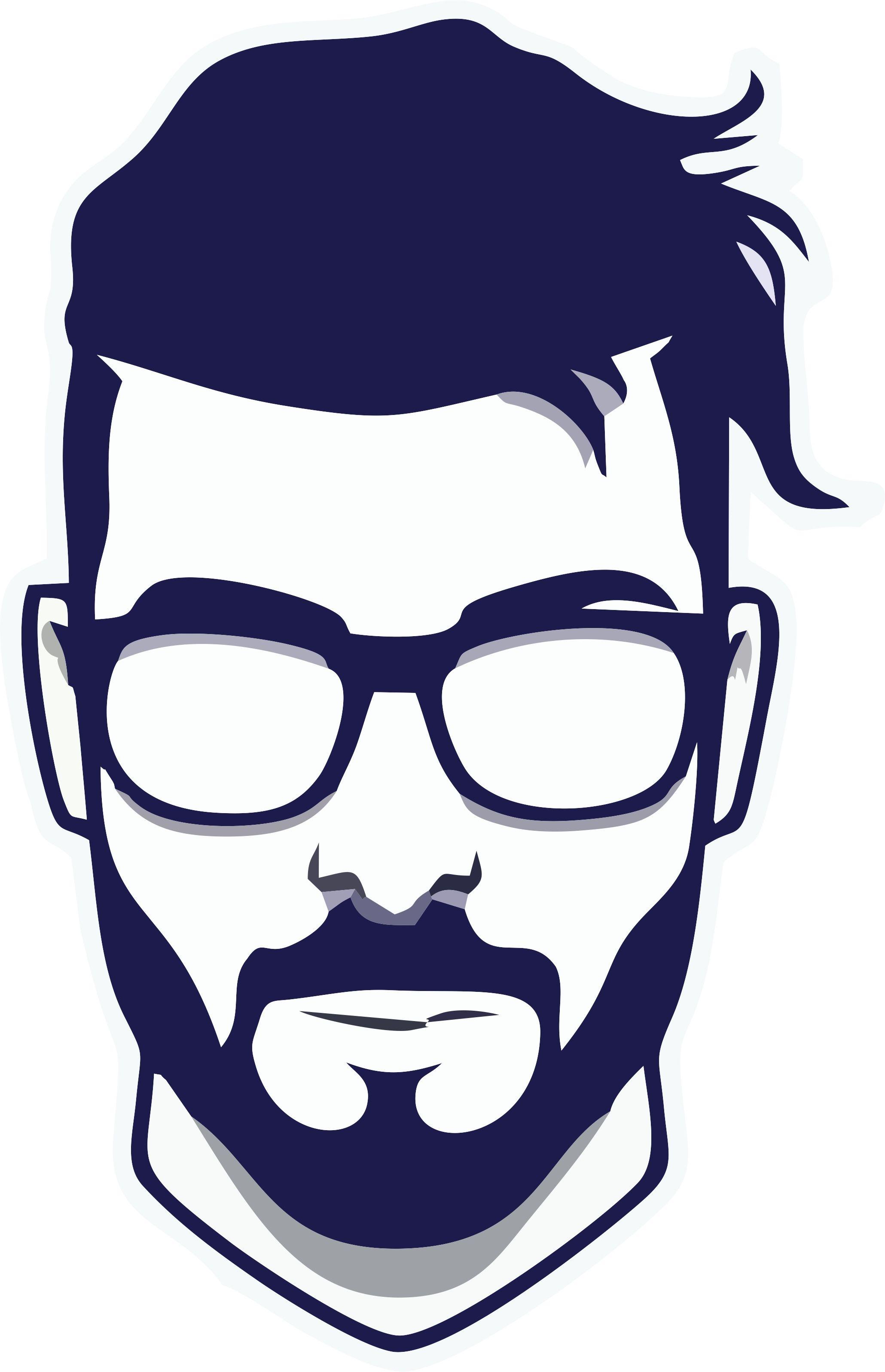 Logo. Beard art