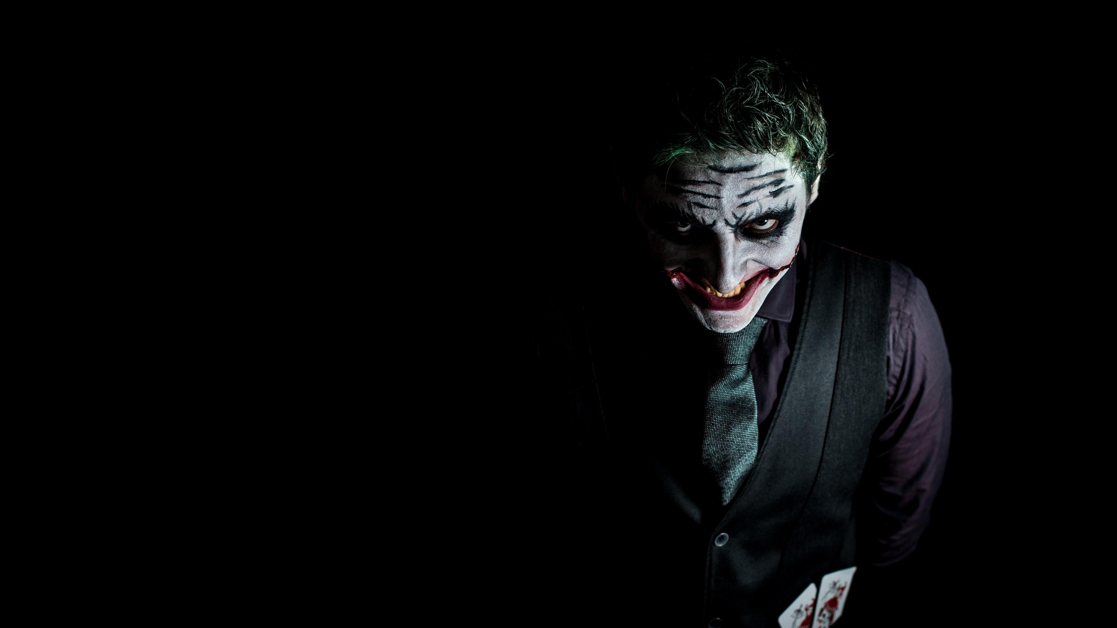 Joker, Black Background 1125x2436 IPhone XS X Wallpaper