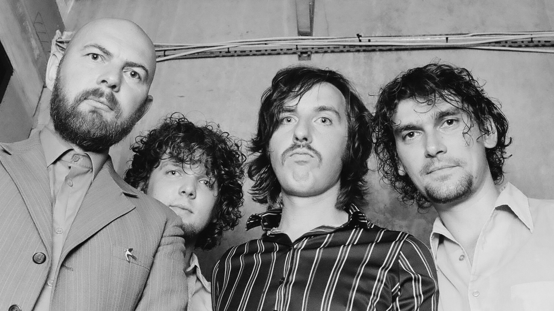 wave machines, faces, beard Wallpaper, HD Music 4K Wallpaper