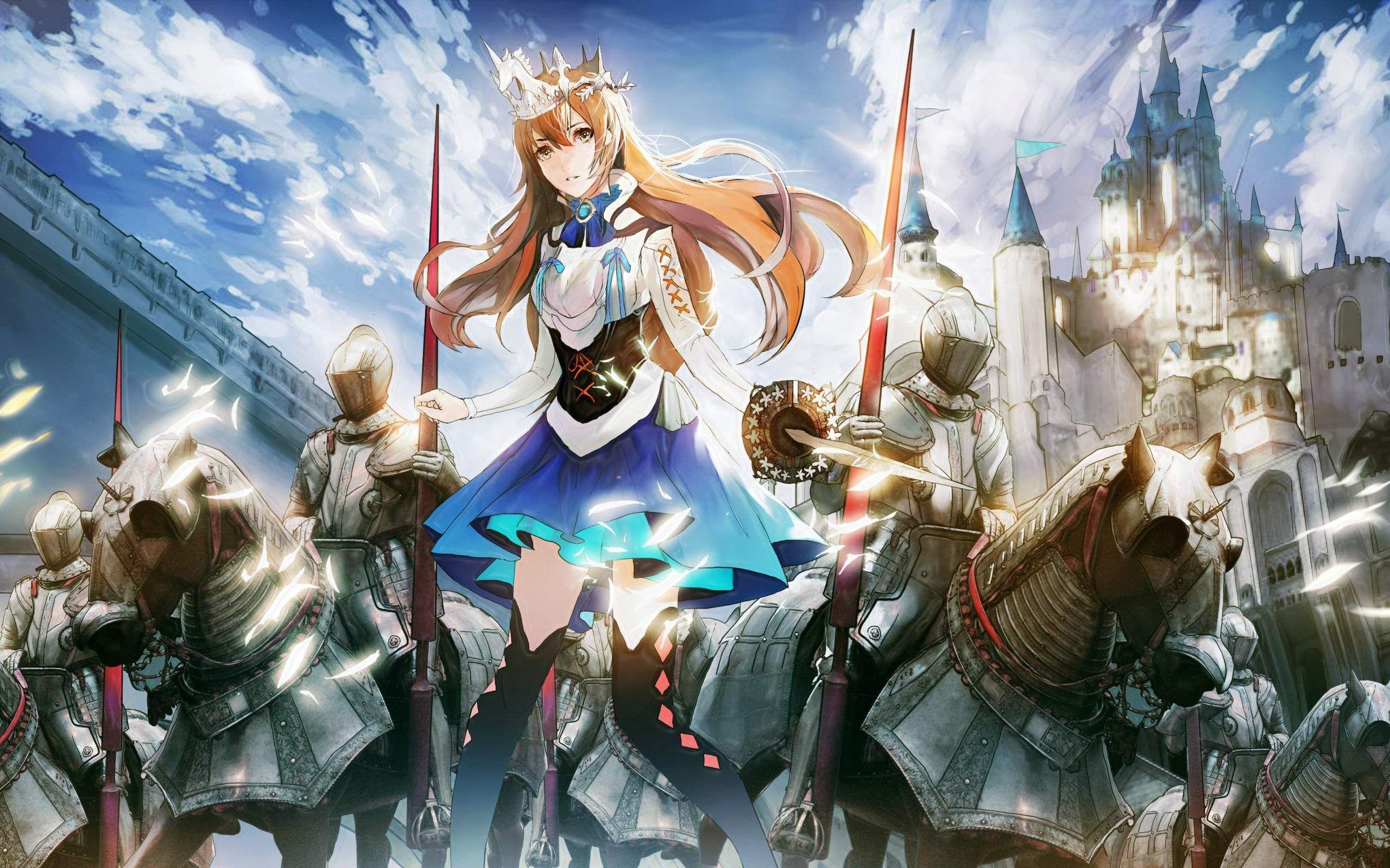 Anime Knights War Girl Wallpapers - Wallpaper Cave