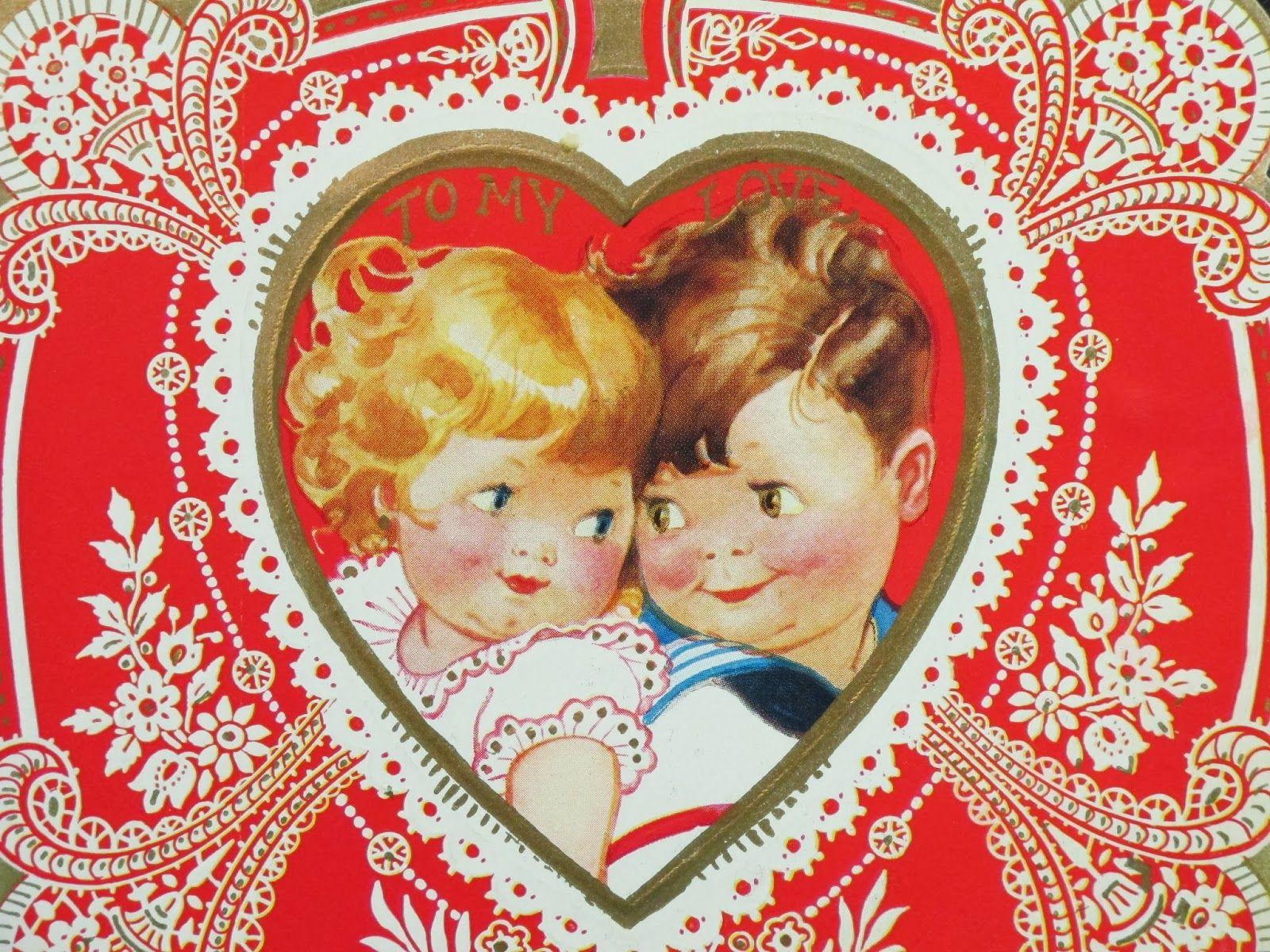vintage valentines background
