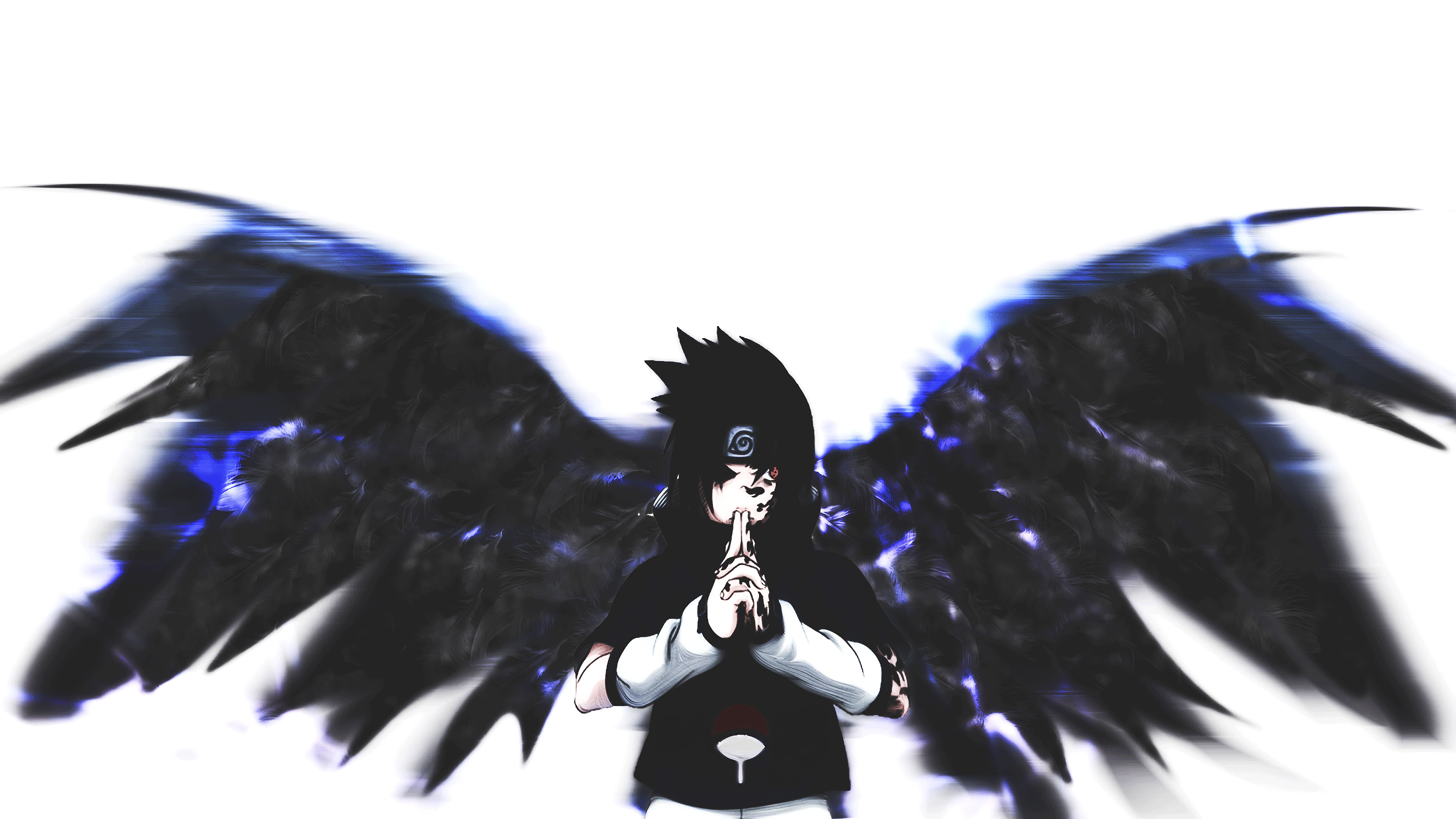 Sasuke Uchiha Curse Mark 4K Wallpaper