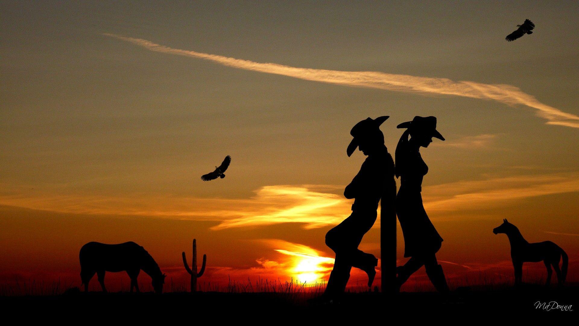 Western Cowboys. cactus cowboy Western Romance wallpaper