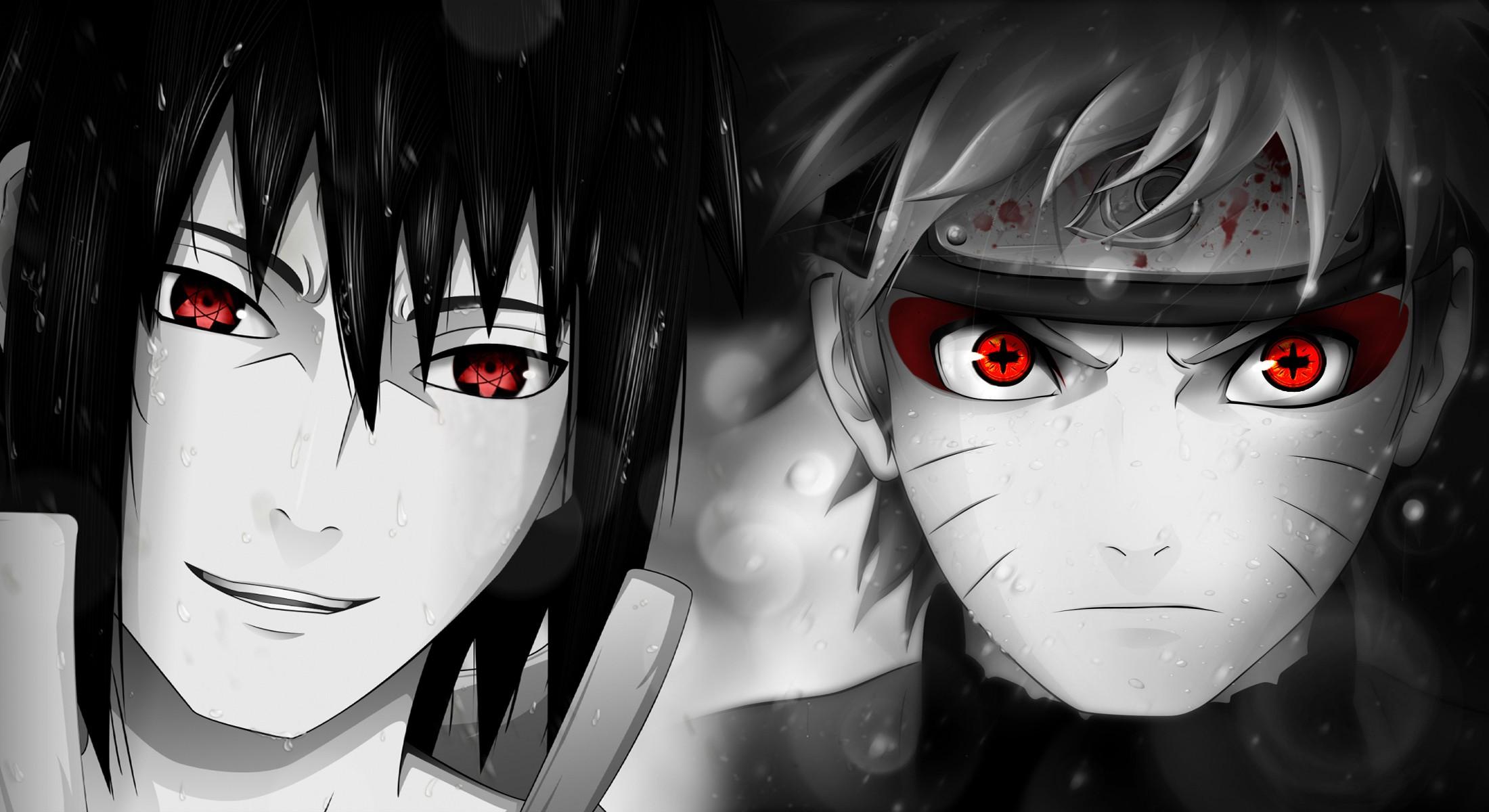 Naruto Vs Sasuke HD Resolution Wallpaper Desktop Wallpaper HD 4k