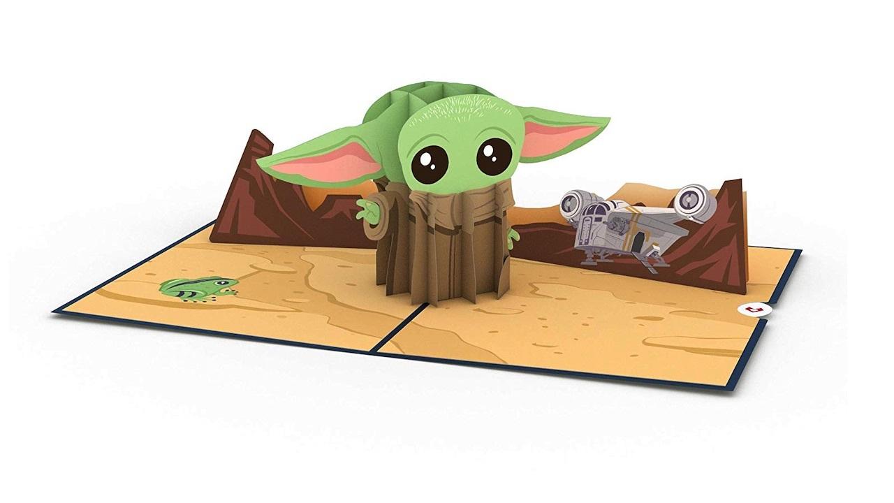 Super Sweet Baby Yoda Valentine's Day Pop Up Card Available At