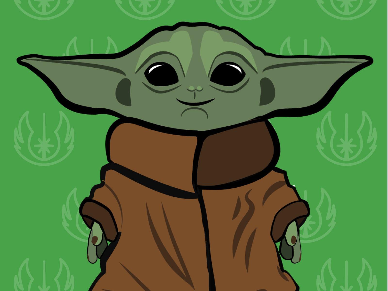 Baby Yoda Clip Art Wallpaper