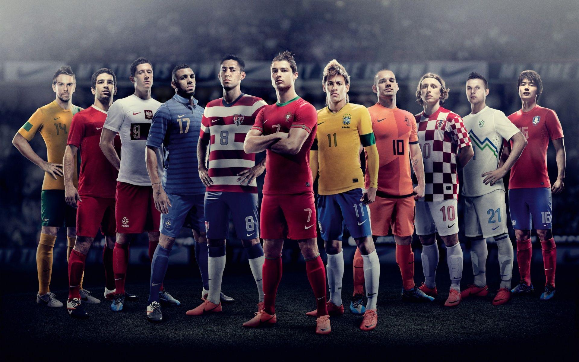 Football Players HD Background 9 HD Wallpaper. Nike football