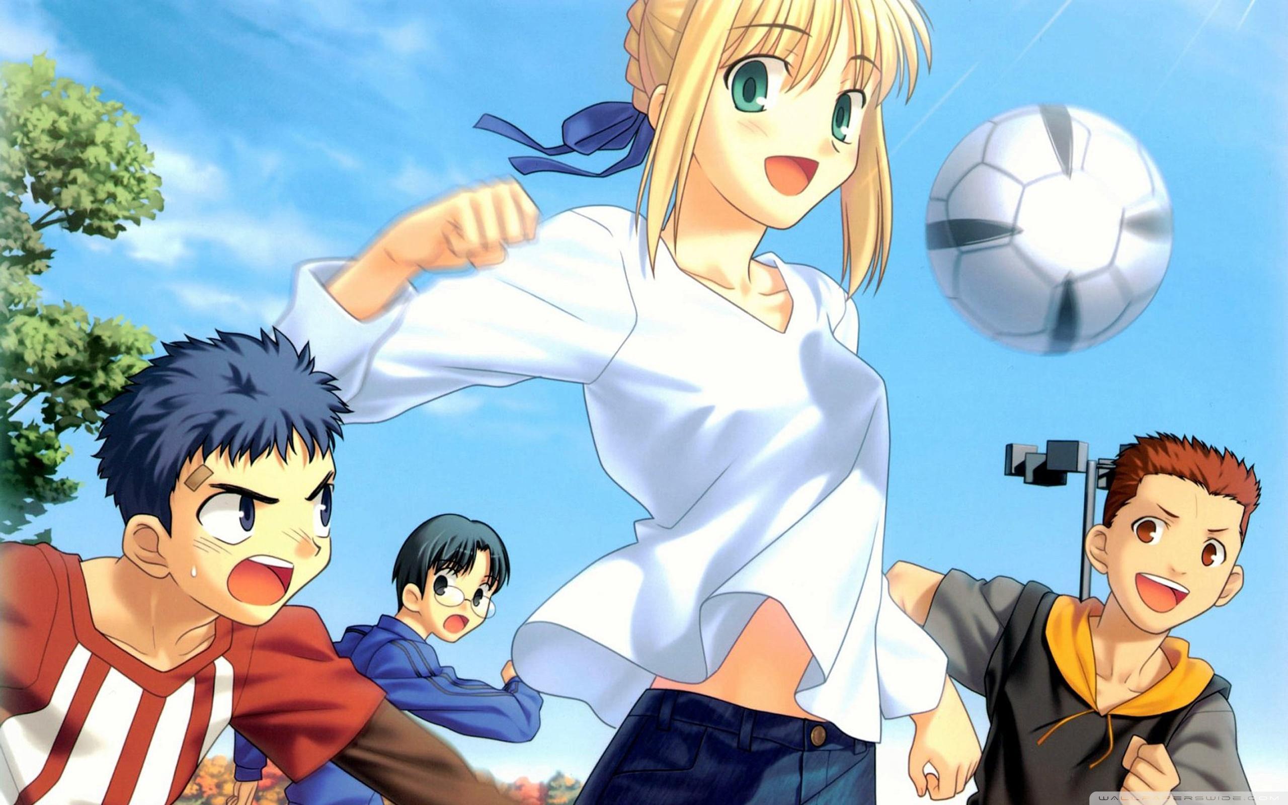 Anime Soccer Girl Ultra HD Desktop Background Wallpaper for 4K UHD