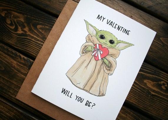 Baby Yoda Valentine wallpaper