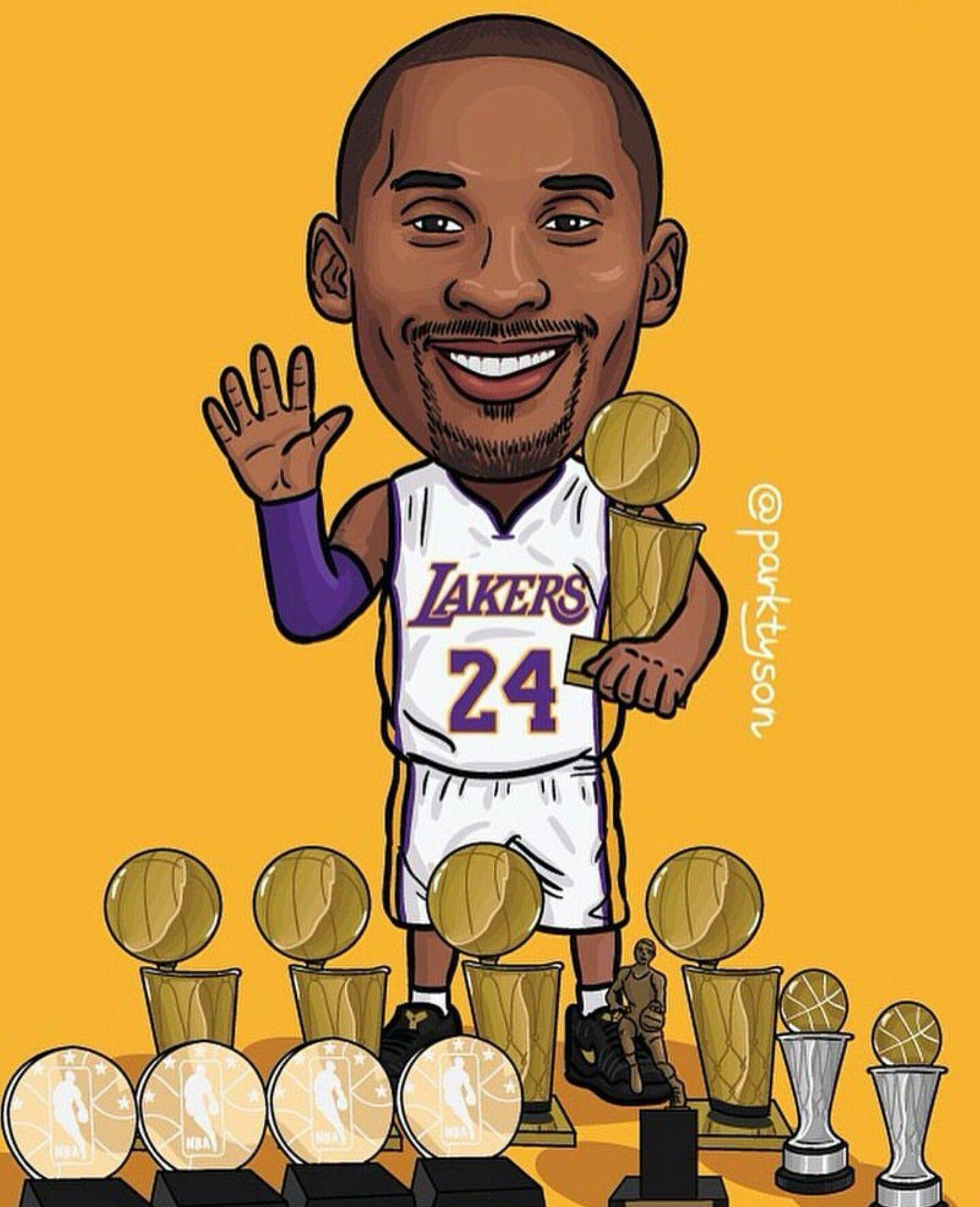 kobe bryant cartoon art - Clip Art Library