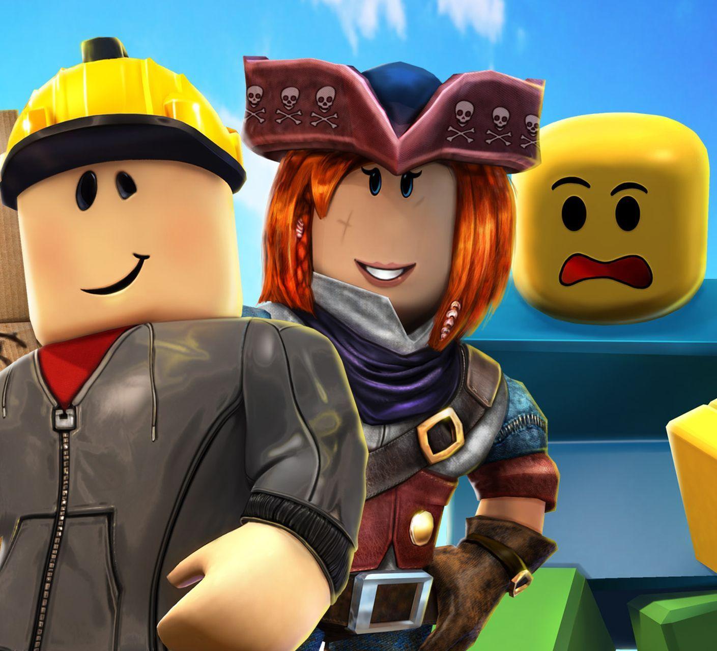 Download A Roblox Boy Ready for Adventure Wallpaper