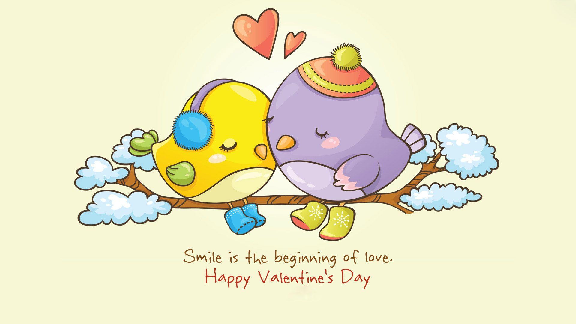 Sweet Little Bird Saying Happy Valentine Day. Get Latest