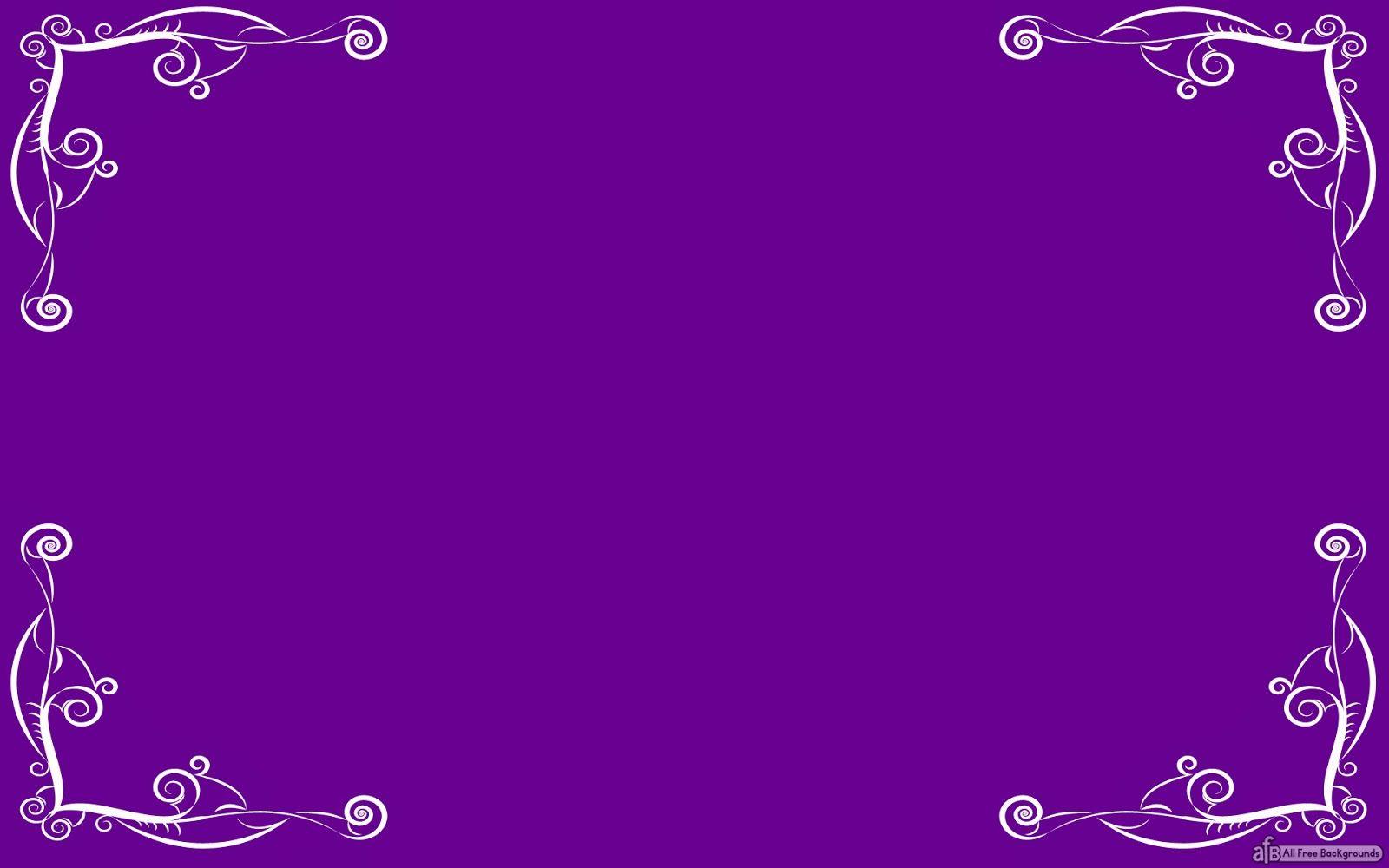 Purple Elegant Borders. Simple Elegant Border Background