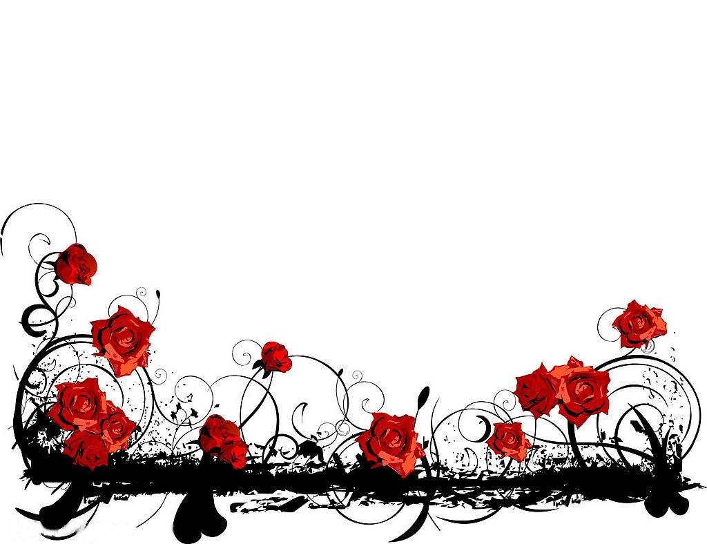 Free download elegant red roses wallpaper border best wallpaper