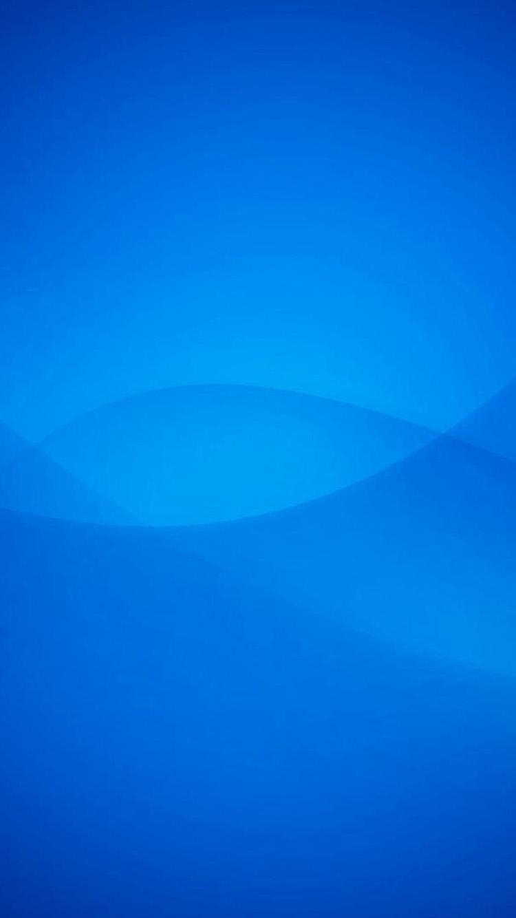 Free download Blue color background iPhone 6 Wallpaper HD